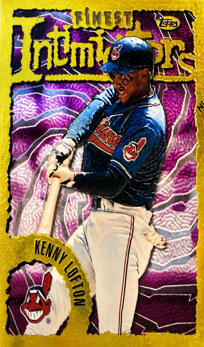 1996 Topps Finest Baseball Kenny Lofton #81