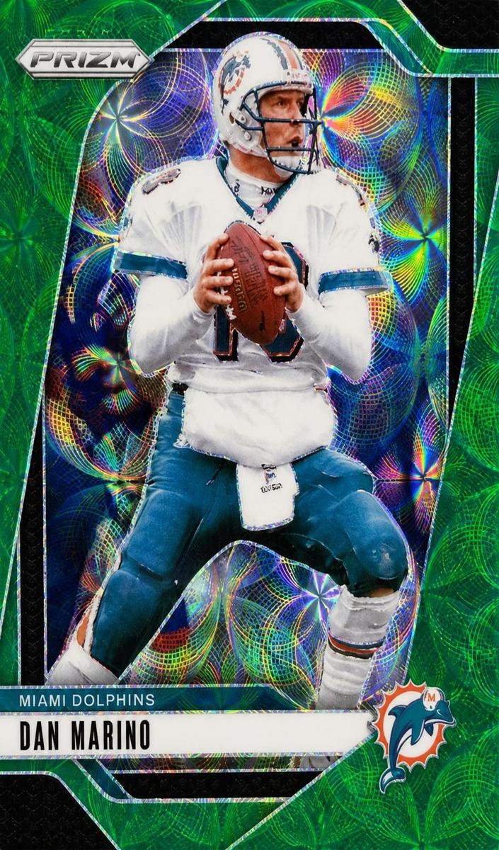 2024 Panini Prizm Football Green Scope Dan Marino #182