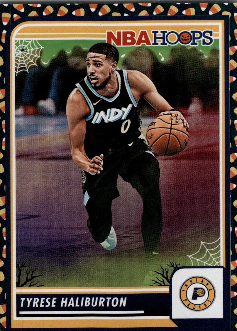 2023 Panini Haunted Hoops Basketball Holo Candy Tyrese Haliburton #201