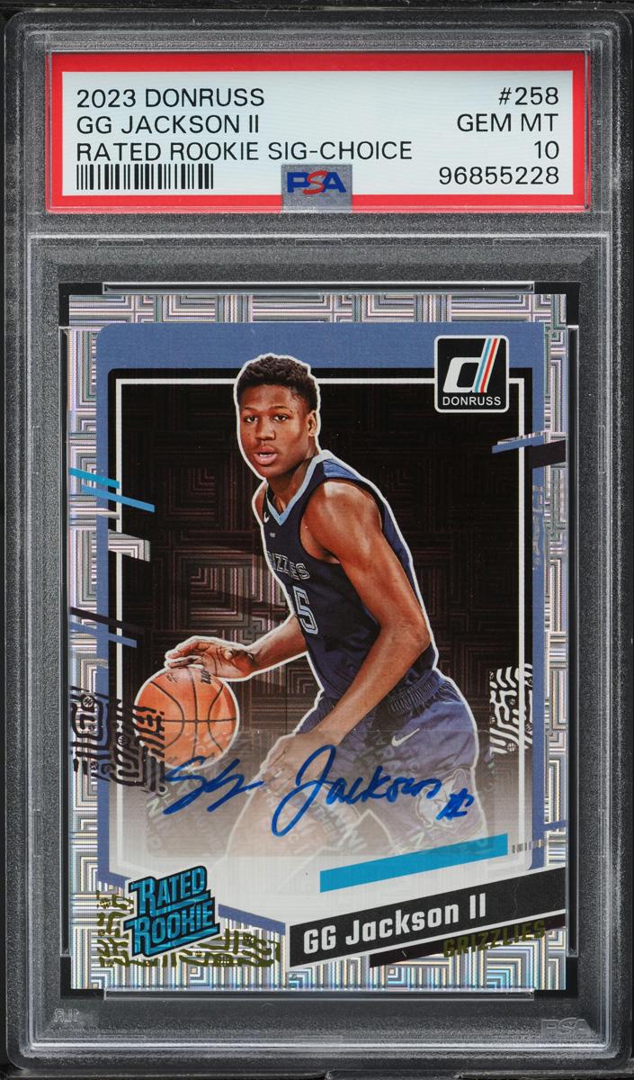 2023 Panini Donruss Basketball Choice GG Jackson II #258 SGC 9