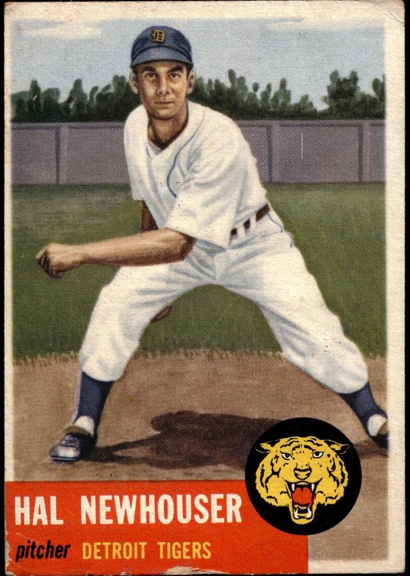 1953 Topps Baseball Hal Newhouser #228