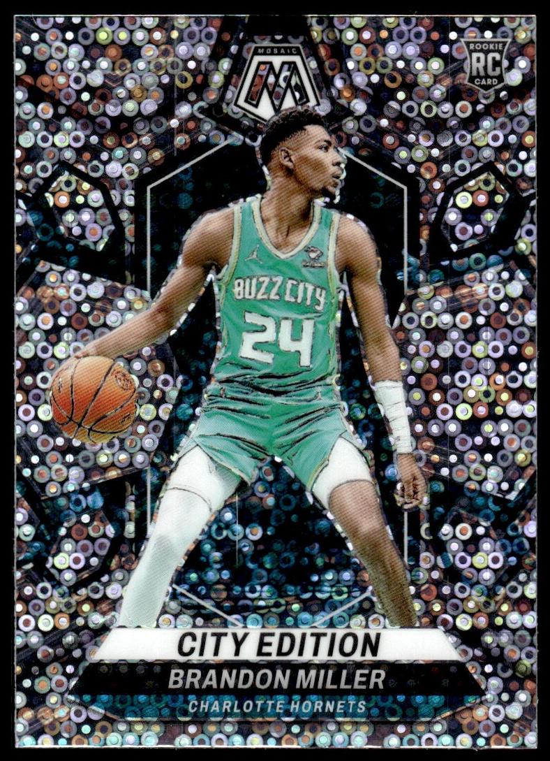 2023 Panini Mosaic Basketball Brandon Miller #277 PSA 8