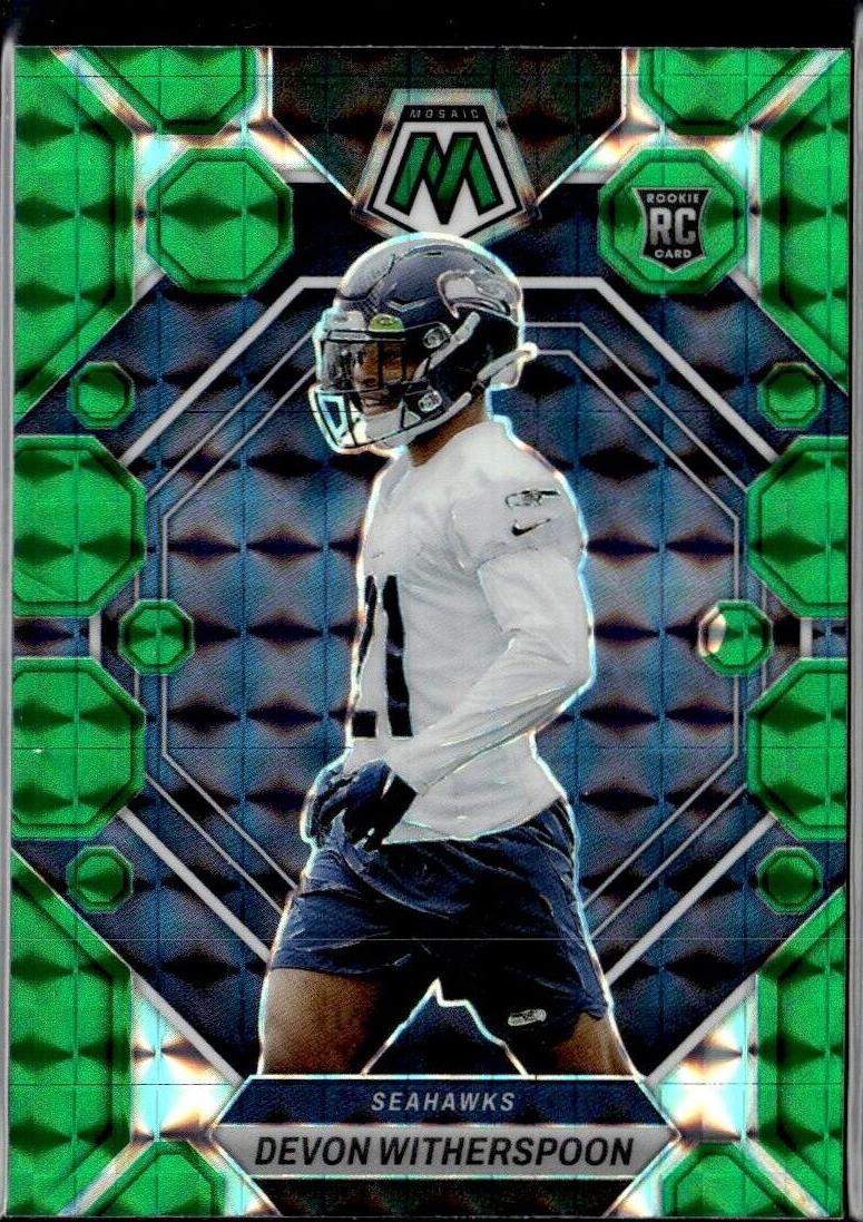 2023 Panini Mosaic Football Green Devon Witherspoon #313
