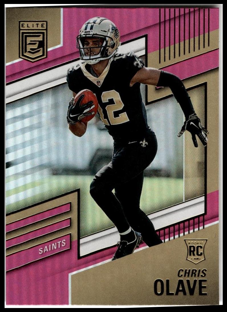 2022 Donruss Elite Football Pink Chris Olave #122 PSA 10
