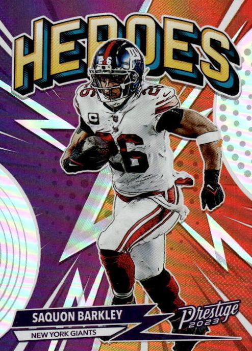 2023 Panini Prestige Football Saquon Barkley #H-12 PSA 5