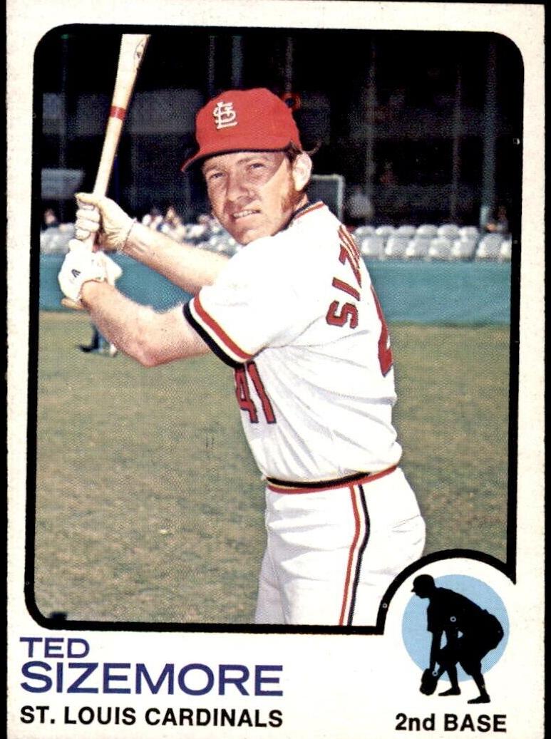 1973 Topps Baseball Ted Sizemore #128