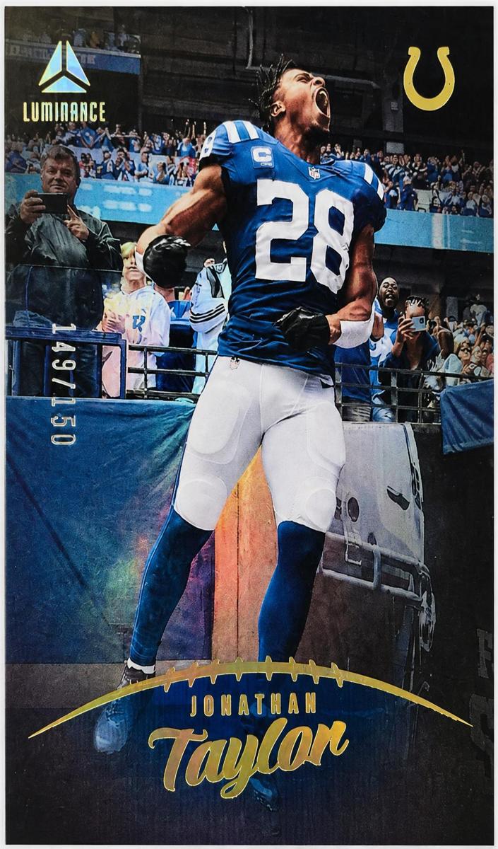 2023 Panini Luminance Football Blue Jonathan Taylor #24