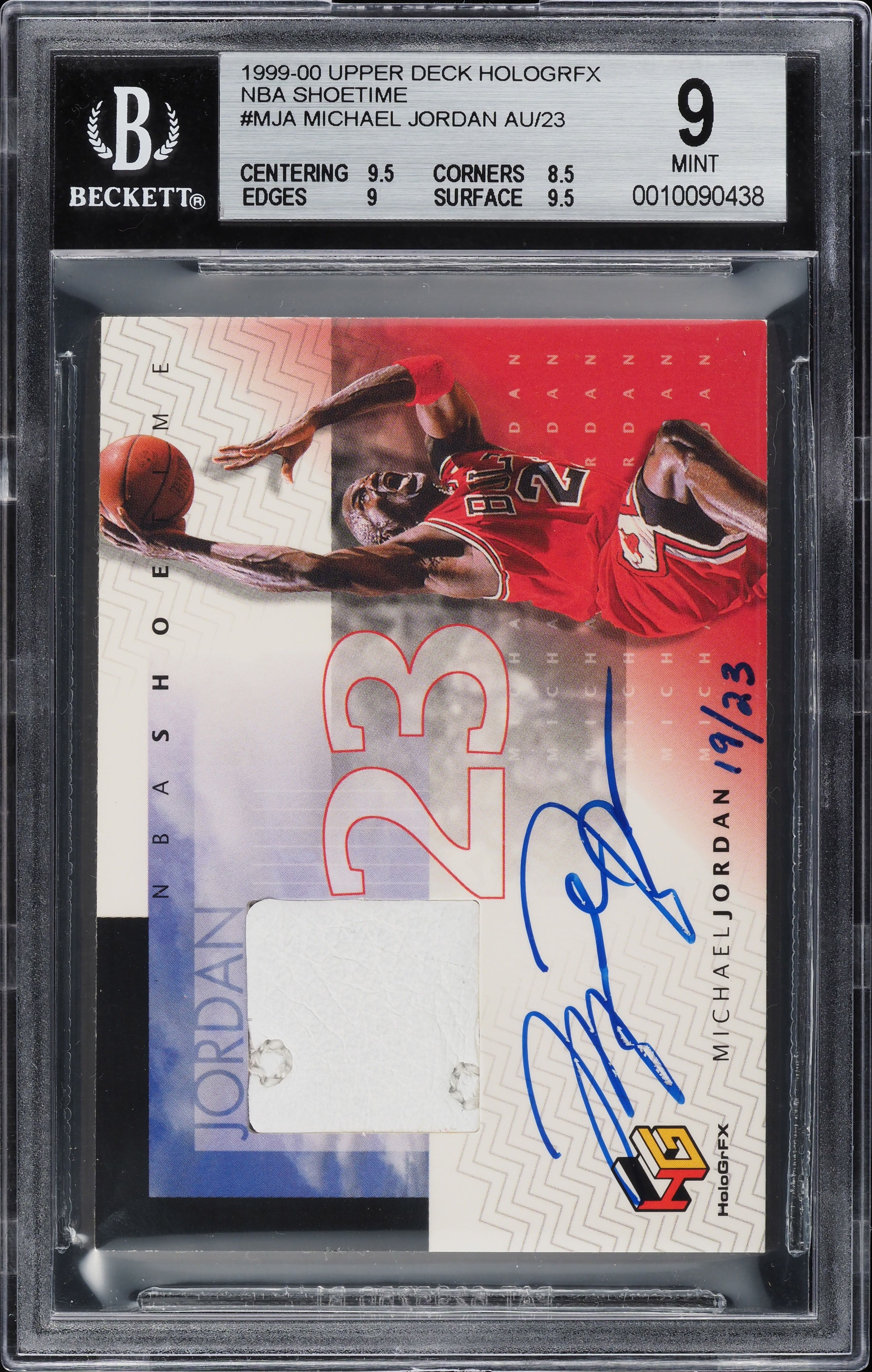 1999 Upper Deck HoloGrFX Basketball Michael Jordan #MJA BGS 8.5