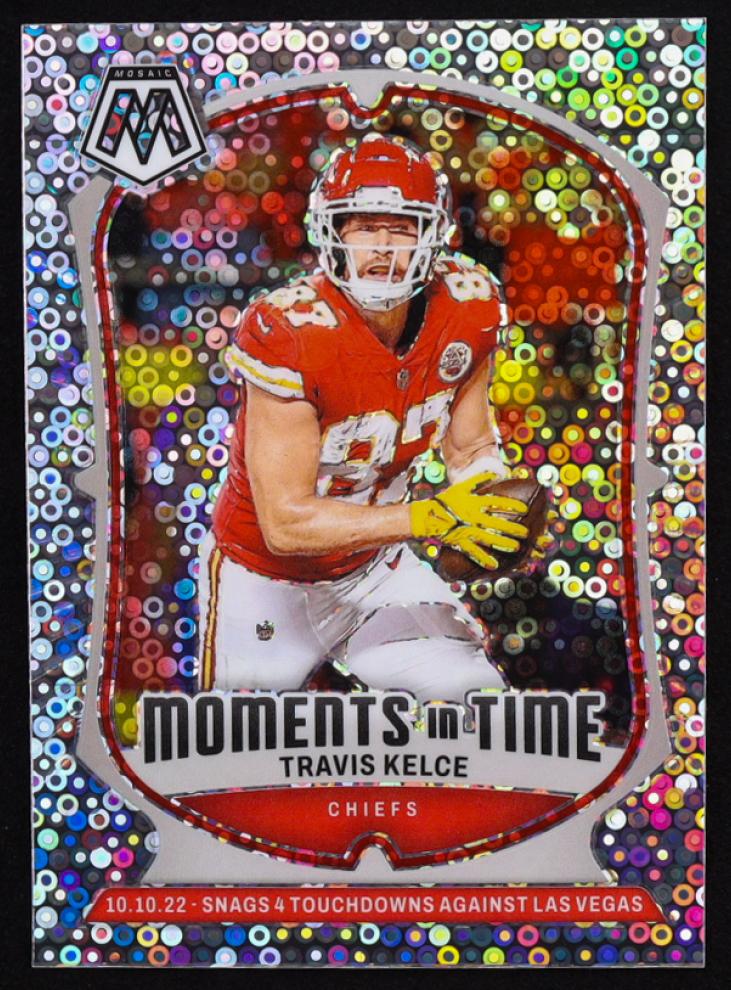2024 Panini Mosaic Football No Huddle Silver Travis Kelce #12 PSA 10