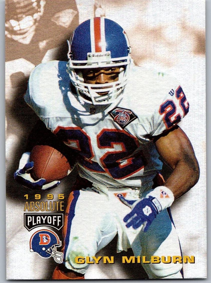 1995 Playoff Absolute Football Glyn Milburn #72