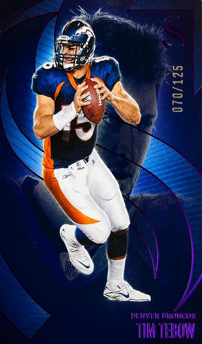 2025 Panini Silhouette Football Purple Tim Tebow #94