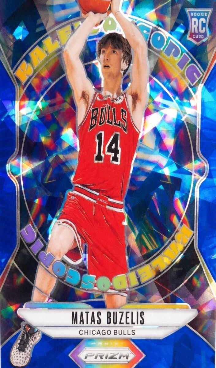 2024 Panini Prizm Basketball Blue Ice Matas Buzelis #27