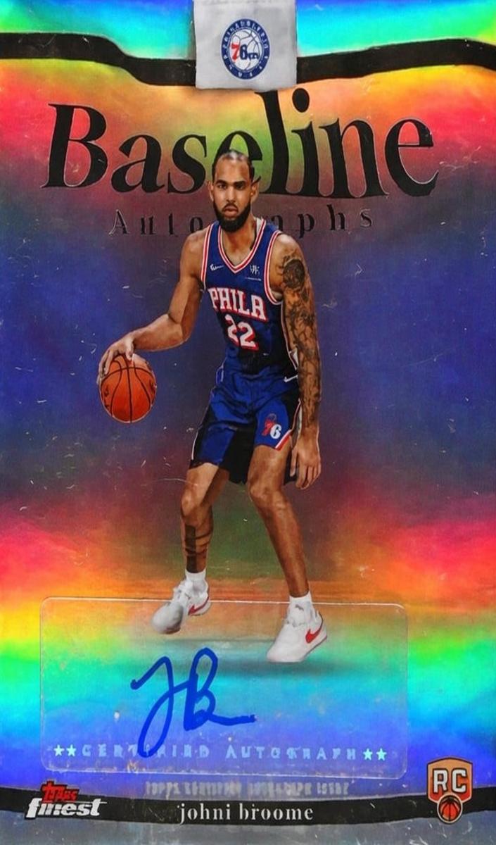 2025 Topps Finest Basketball Refractor Johni Broome #BA-JB