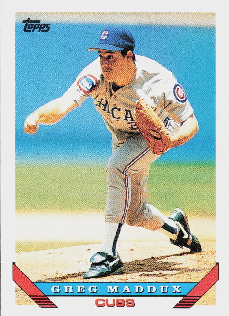 1993 Topps Baseball Greg Maddux #183