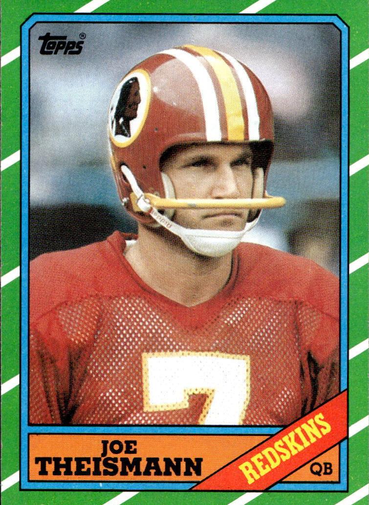1986 Topps Football Joe Theismann #171