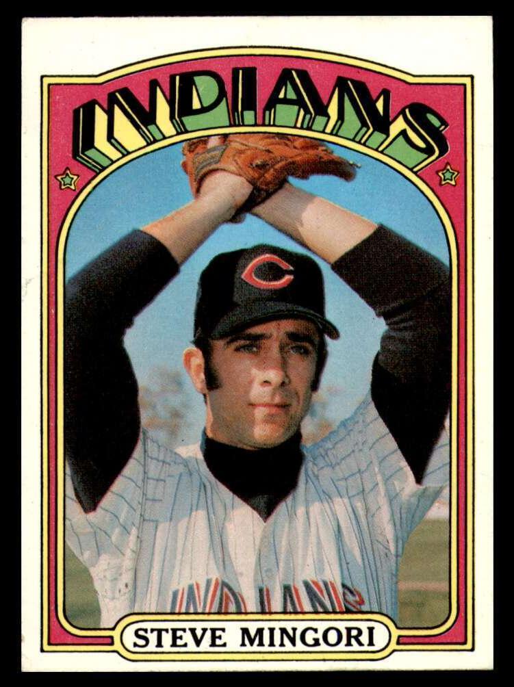1972 Topps Baseball Steve Mingori #261 PSA 9