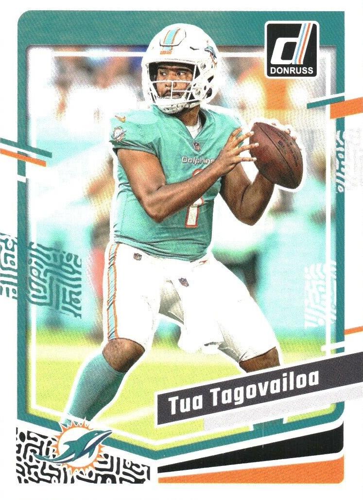 2023 Panini Donruss Football Tua Tagovailoa #190 SGC 9