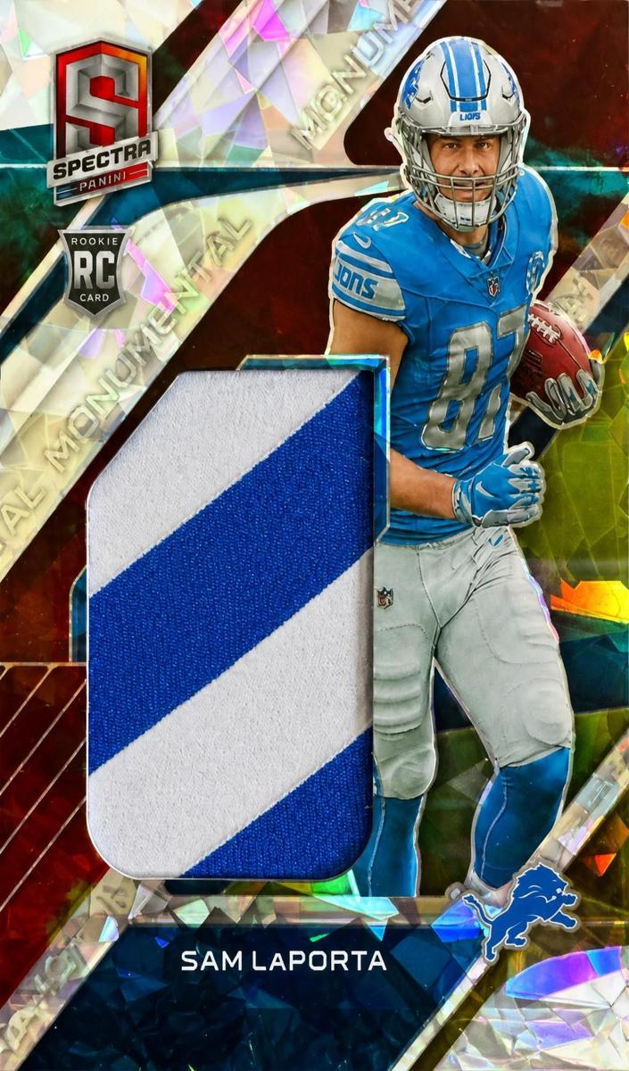 2023 Panini Spectra Football Astral Sam LaPorta #MME-SAL