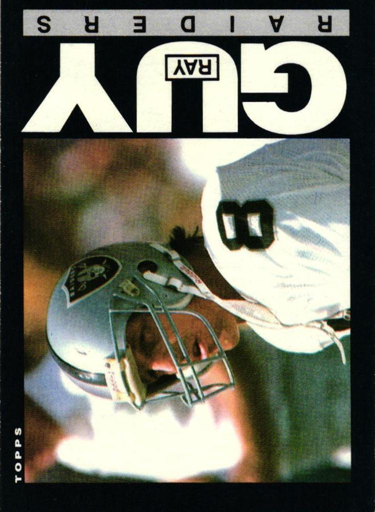 1985 Topps Football Ray Guy #288 PSA 9