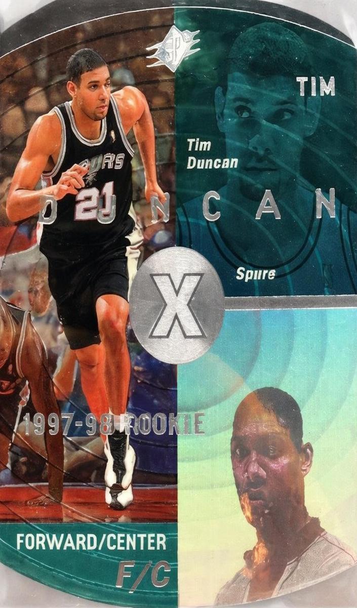 1997 SPx Basketball Silver Tim Duncan #37