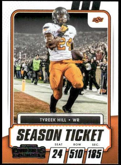 2021 Panini Contenders Draft Picks Football Tyreek Hill #29 PSA 10