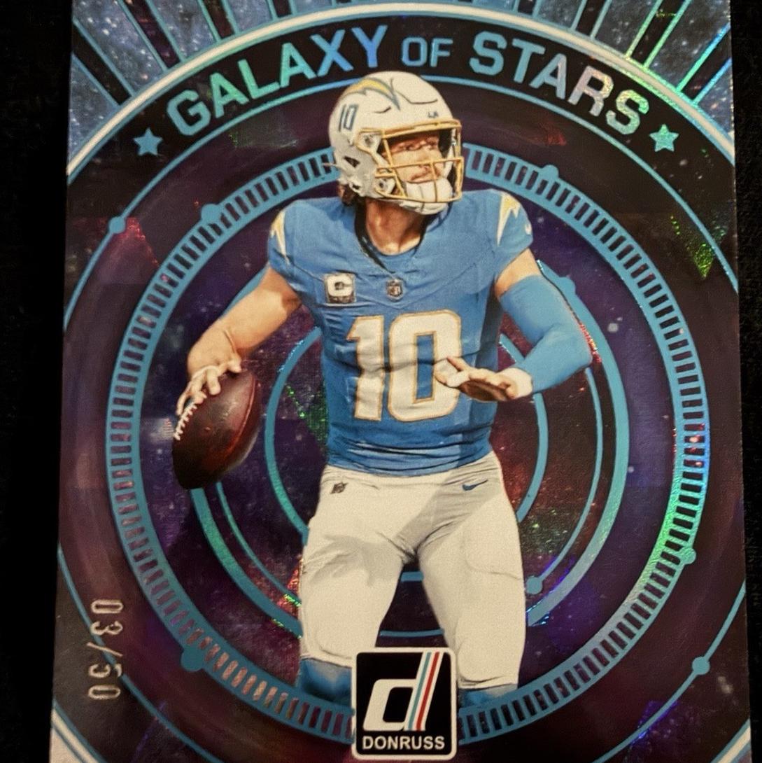 2024 Panini Donruss Football Cubic Justin Herbert #GOS-JHE