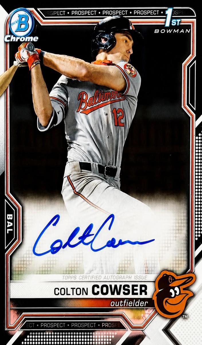 2021 Bowman Draft Baseball Colton Cowser #CDA-CC PSA 10