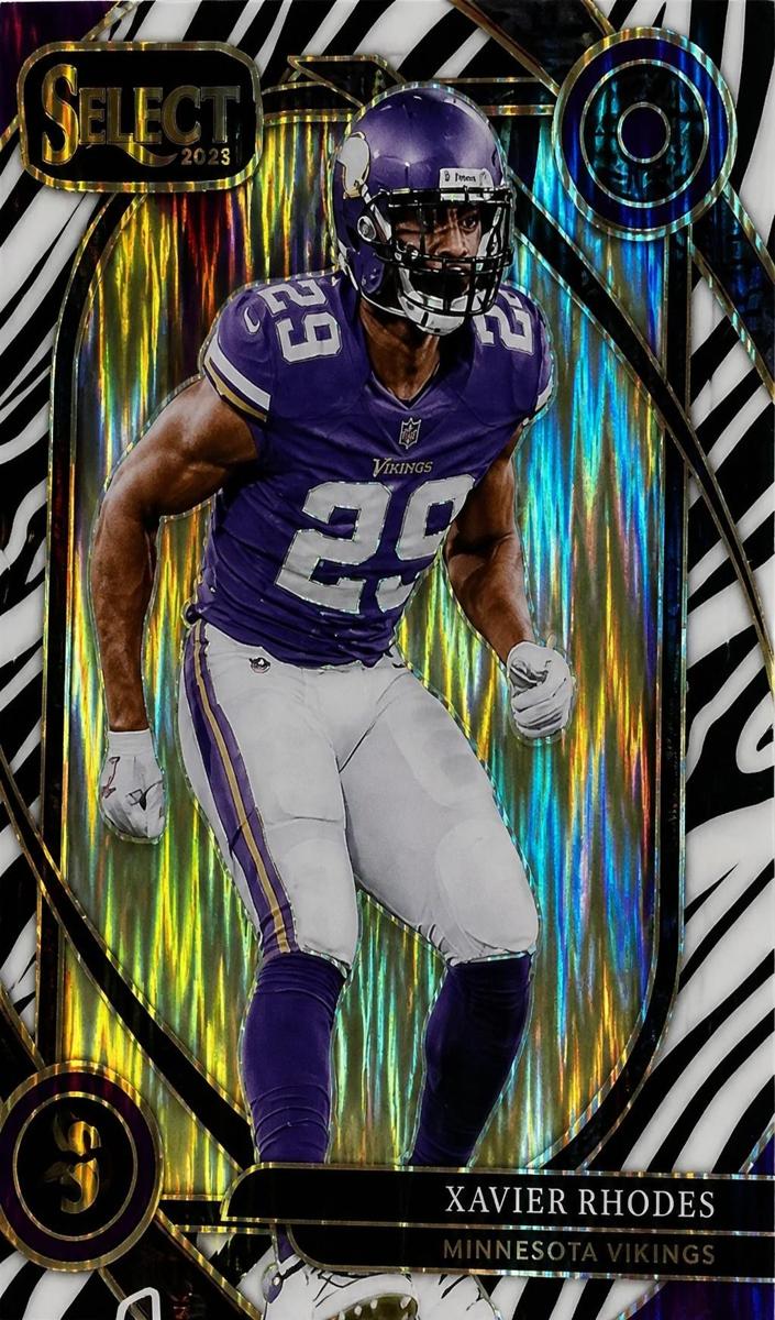 2024 Panini Select Football Zebra Xavier Rhodes #201