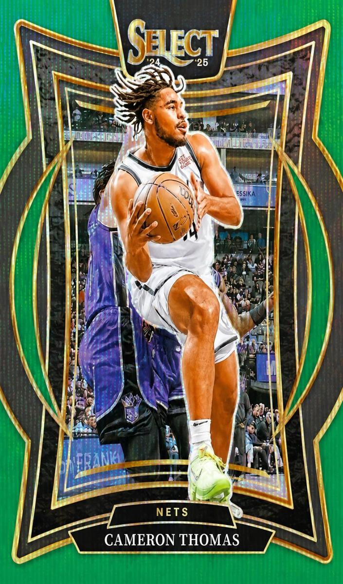 2024 Panini Select Basketball Green Wave Cameron Thomas #50