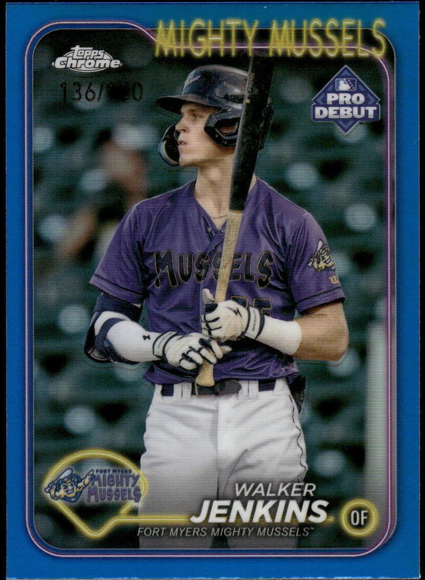 2024 Topps Pro Debut Baseball Blue Refractor Walker Jenkins #PDC-196