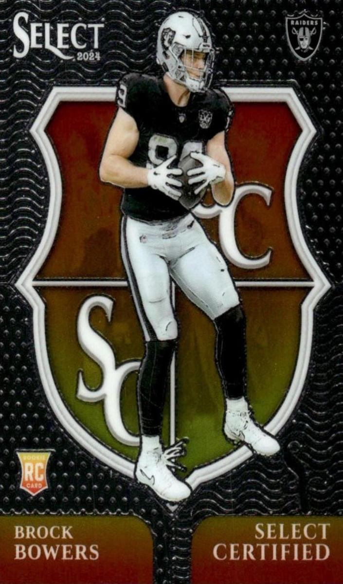 2024 Panini Select Football Brock Bowers #7 PSA 10
