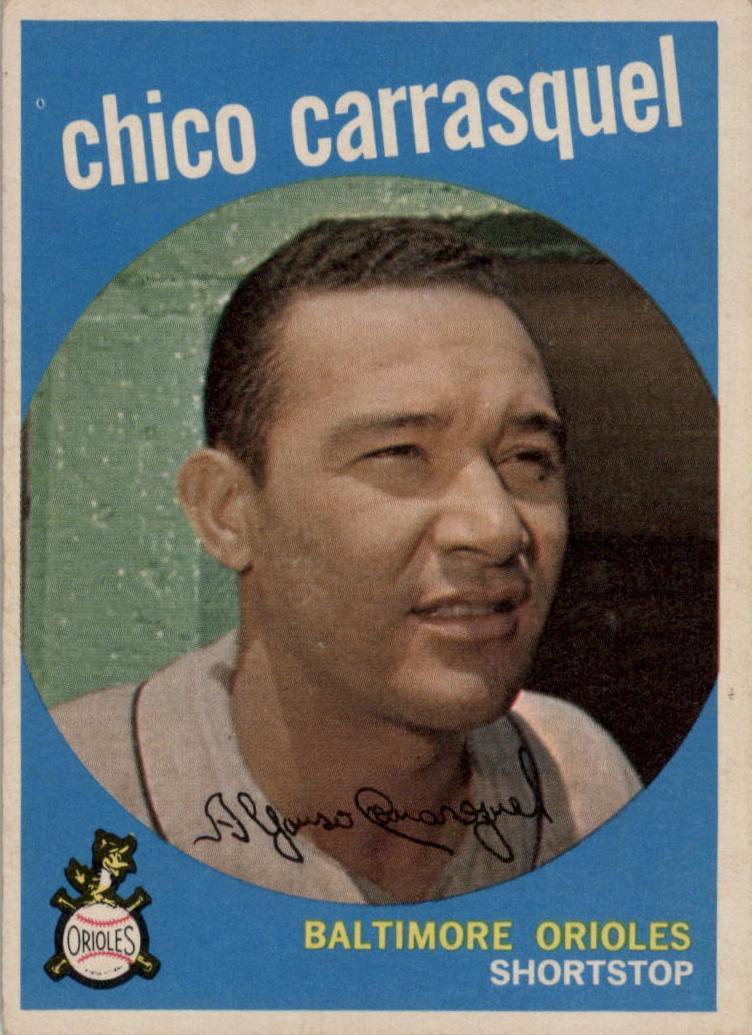 1959 Topps Baseball Chico Carrasquel #264 PSA 7