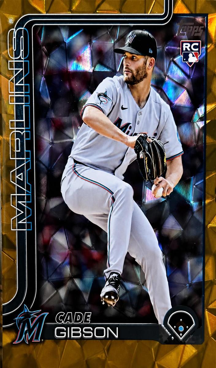 2025 Topps Update Baseball Gold Diamante Foil Cade Gibson #US131