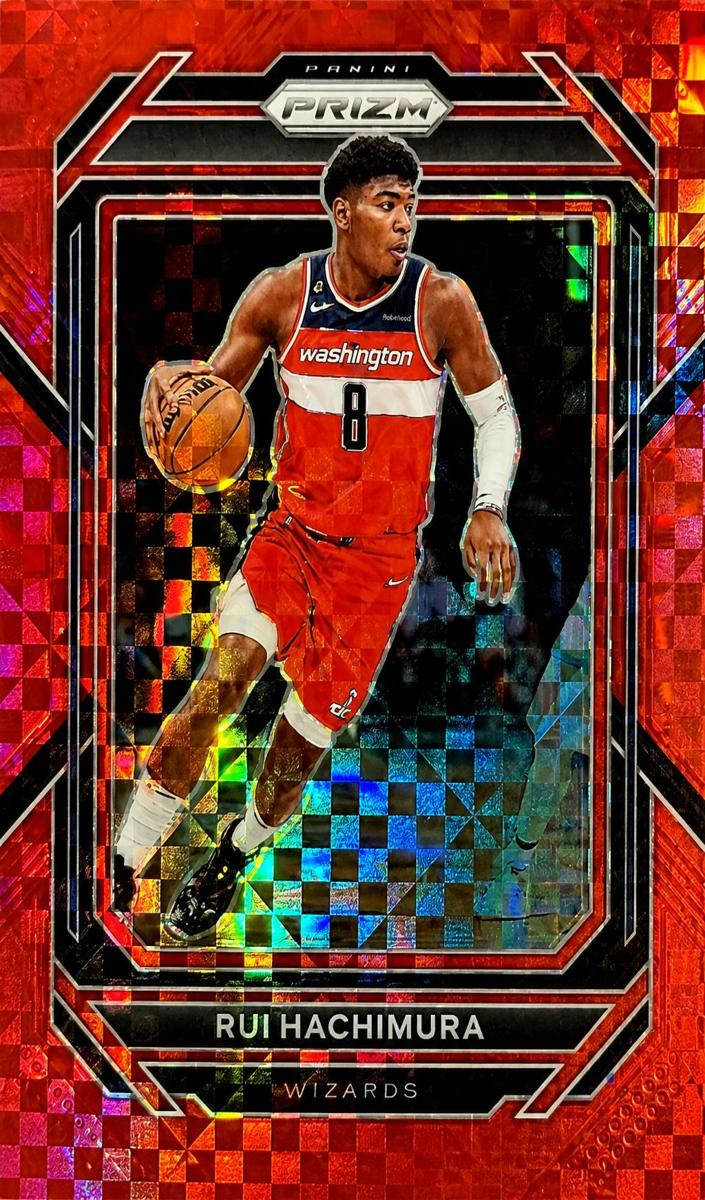 2022 Panini Prizm Basketball Red Power Rui Hachimura #190