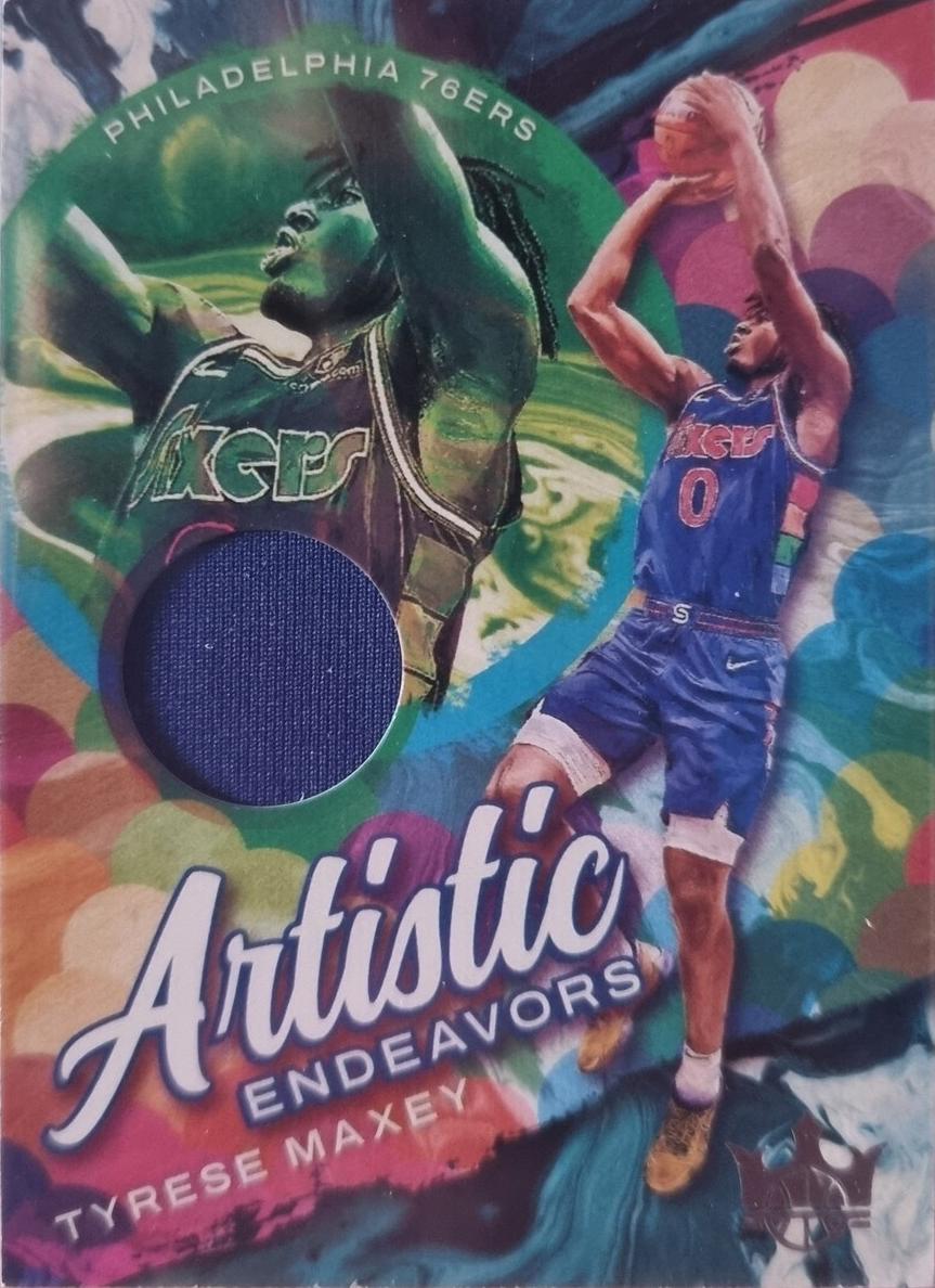 2021 Panini Court Kings Basketball Tyrese Maxey #AE-TYM