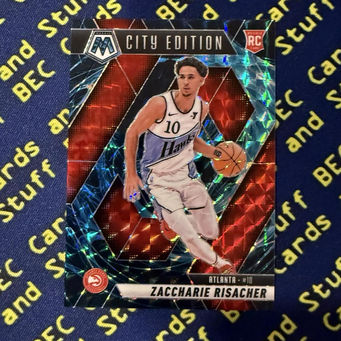 2024 Panini Mosaic Basketball Genesis Zaccharie Risacher #274 PSA 10