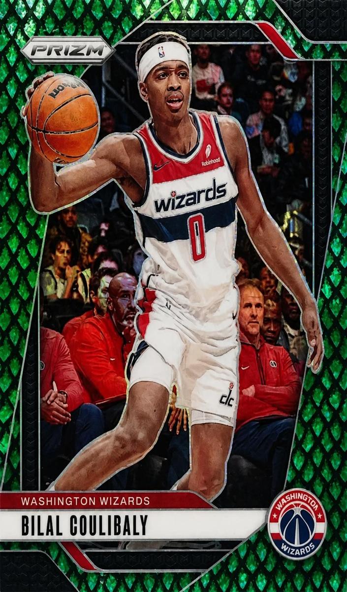 2024 Panini Prizm Basketball Jade Dragon Scale Bilal Coulibaly #36