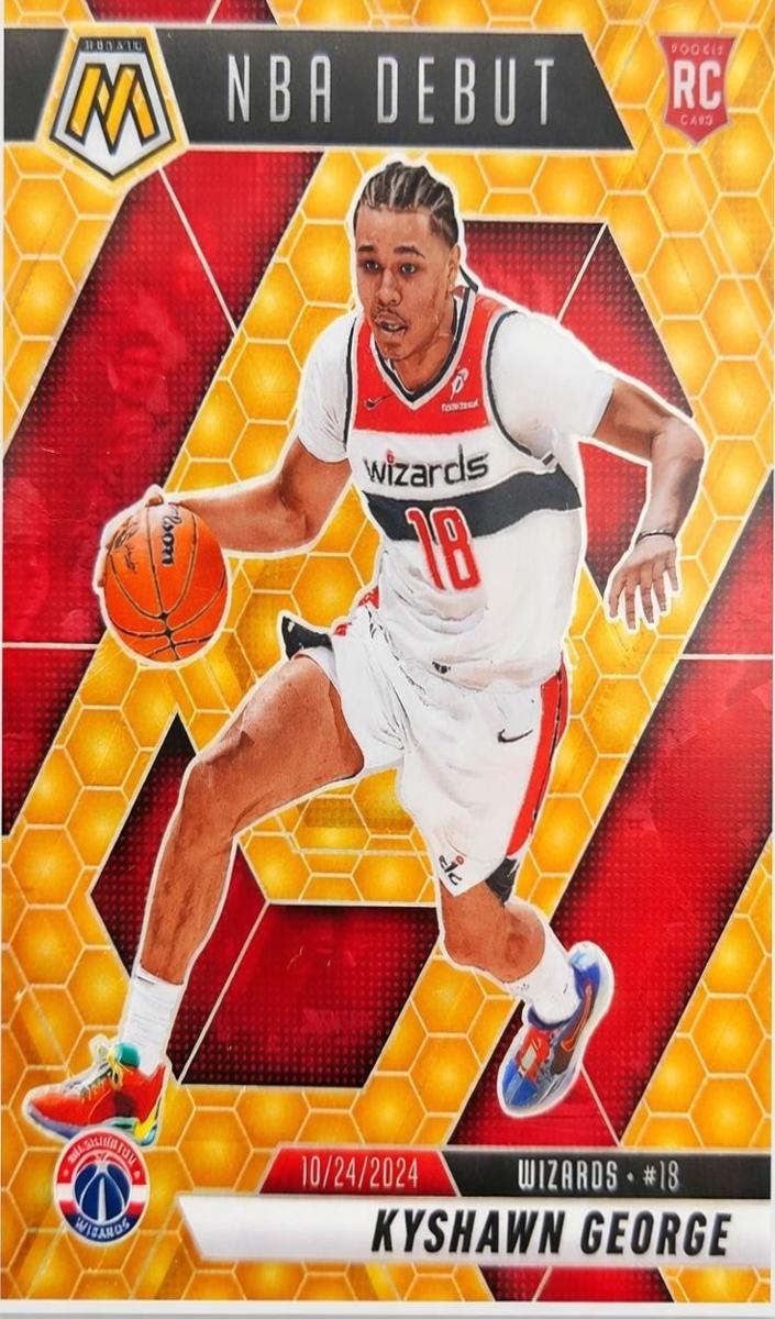 2024 Panini Mosaic Basketball Honeycomb Kyshawn George #256 PSA 10