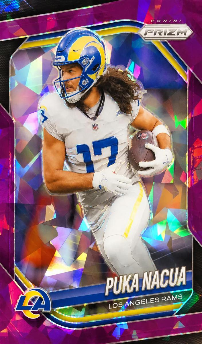 2025 Panini Prizm Football Purple Ice Puka Nacua #205