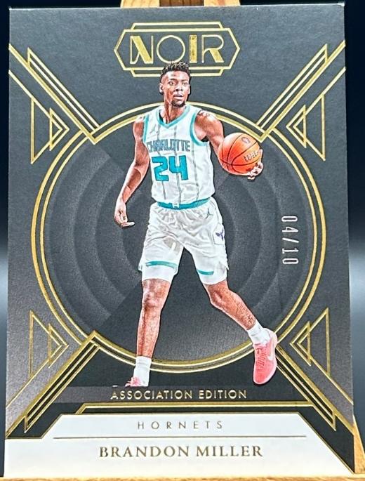 2024 Panini Noir Basketball Gold Brandon Miller #60