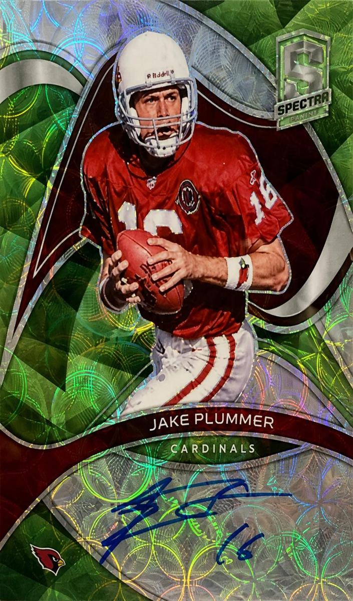 2022 Panini Spectra Football Neon Green Jake Plummer #SIG-JPL