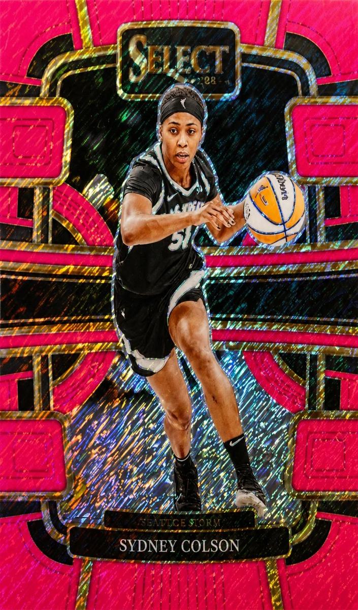 2024 Panini Select WNBA Basketball Pink Shimmer FOTL Sydney Colson #40