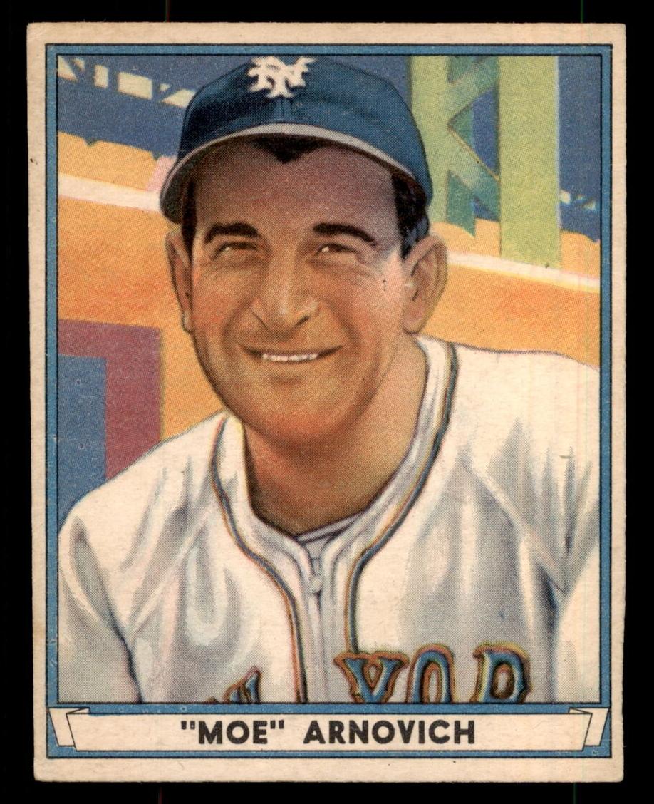 1941 Play Ball Baseball null Morrie Arnovich #57 PSA 5.5