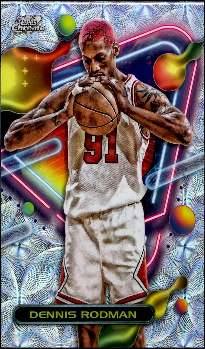2023 Topps Cosmic Chrome Basketball Nucleus Refractor Dennis Rodman #22
