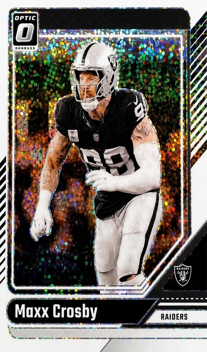 2024 Donruss Optic Football White Sparkle Maxx Crosby #105