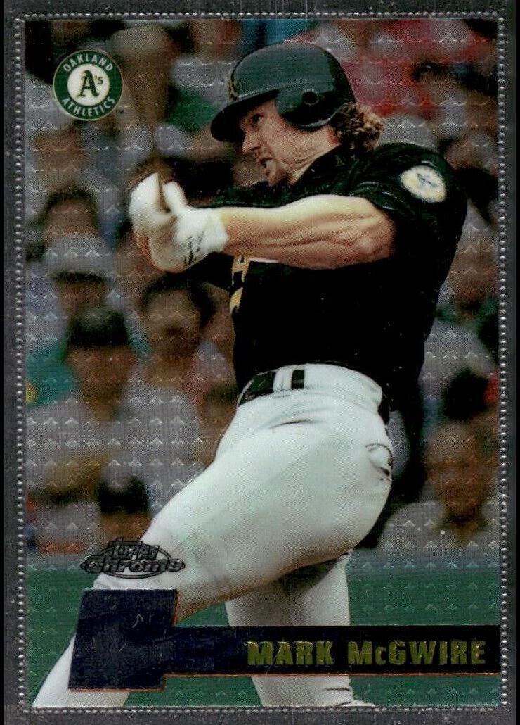 1996 Topps Chrome Baseball Mark McGwire #41 PSA 9