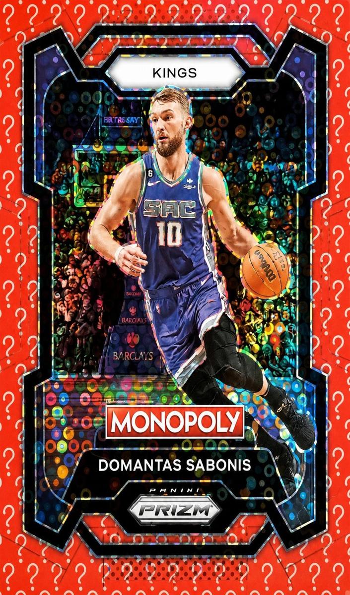 2023 Panini Prizm Monopoly Basketball Question Mark Domantas Sabonis #77 PSA 9