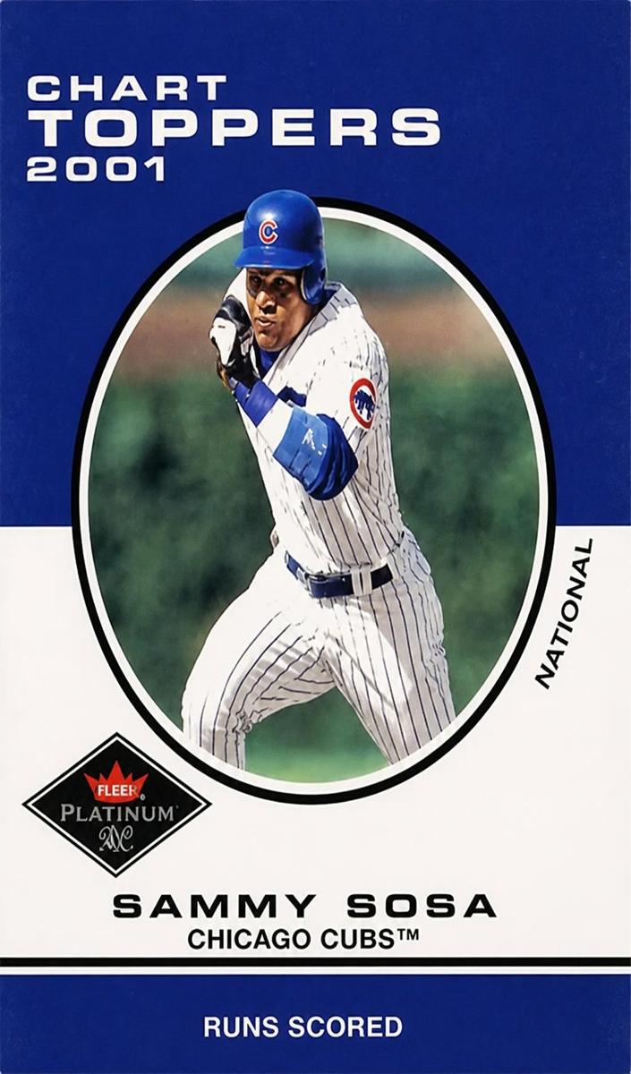 2001 Fleer Platinum Baseball Sammy Sosa #429 PSA 10