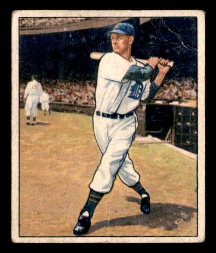 1950 Bowman Baseball null Hoot Evers #41 PSA 6
