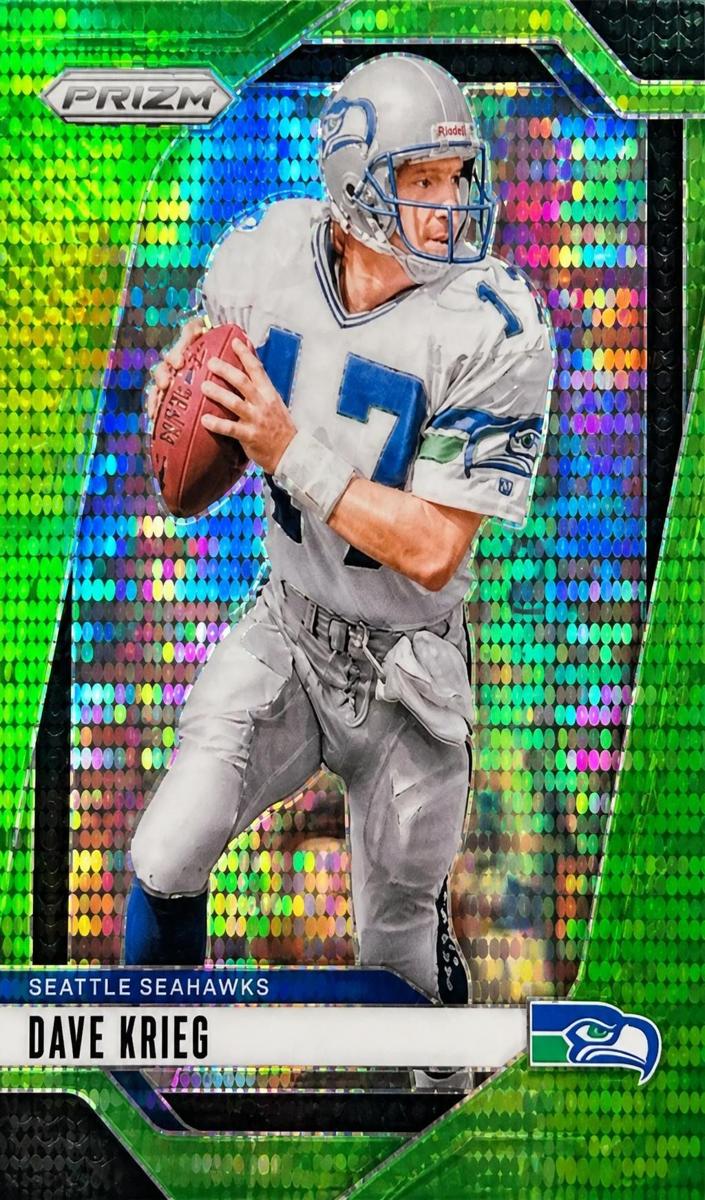 2024 Panini Prizm Football Neon Green Pulsar Dave Krieg #267